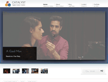 Tablet Screenshot of catalystmotionpictures.com